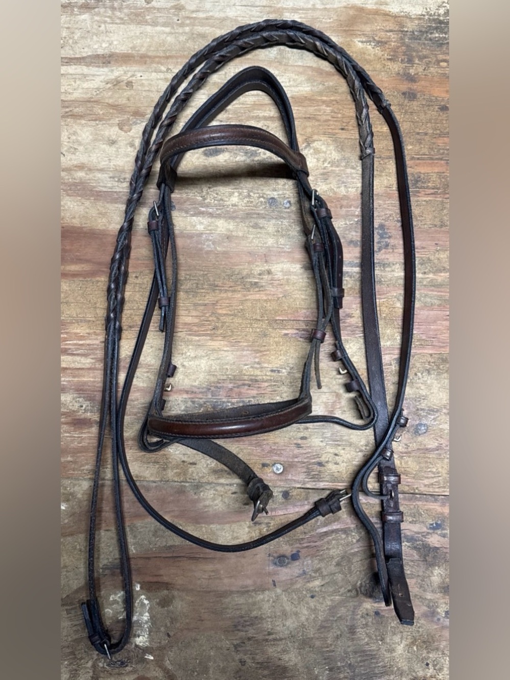 Pony bridle and reins